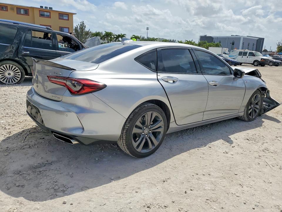 2023 Acura Tlx VIN 19UUB6F54PA002888 COPART salvage auction — FRONT END, Salvage Title, sold $7,000 on 2026-07-21 (photo 3)