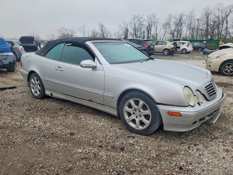 2003 Mercedes-benz Clk-klasse VIN WDBLK65G23T135773 COPART salvage auction — SIDE, MD - CERT OF SALVAGE > 75% DAMAGE, sold $400 on 2026-07-02 (photo 4)