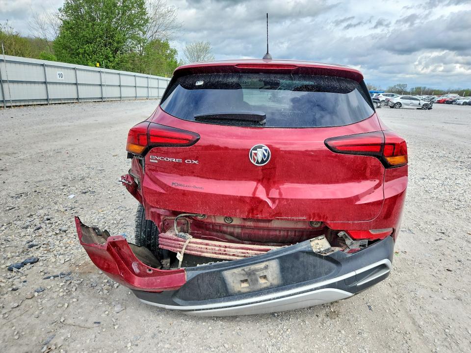 2020 Buick Encore VIN KL4MMCSL8LB102793 COPART salvage auction — REAR END, Ar - Cert Of Title-Salvage, sold $2,900 on 2026-07-27 (photo 6)