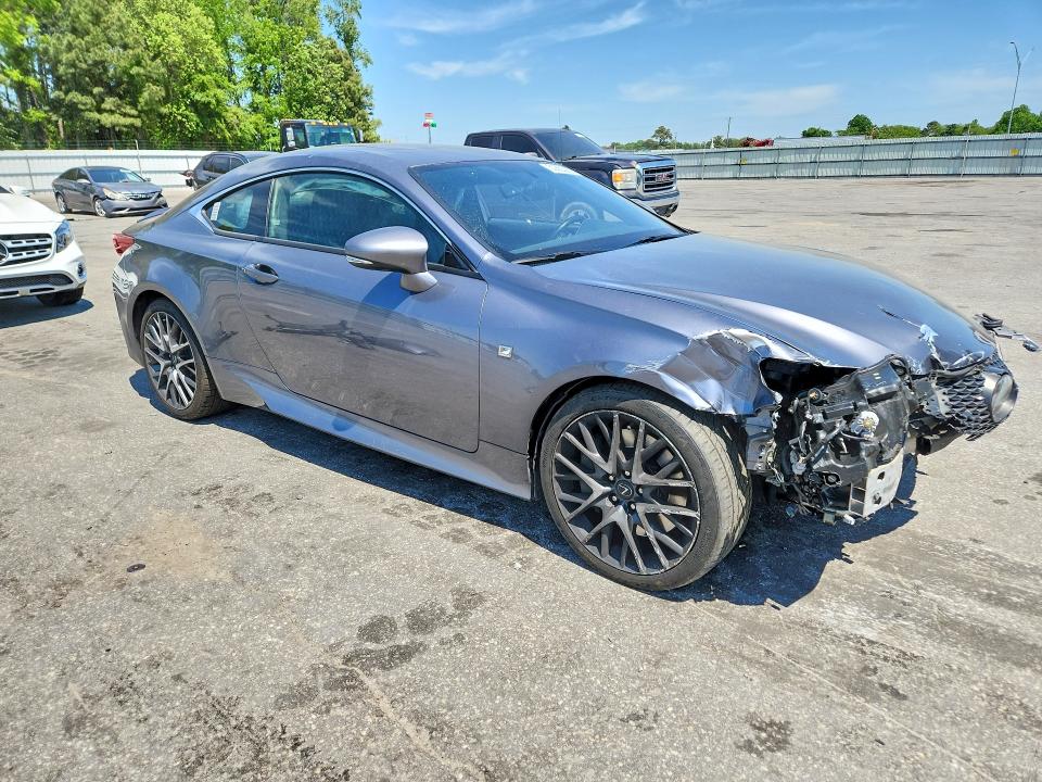 2017 Lexus Rc VIN JTHHA5BC5H5007351 COPART salvage auction — FRONT END, Nc - Salvage Certificate Of Title, sold $275 on 2026-07-21 (photo 4)