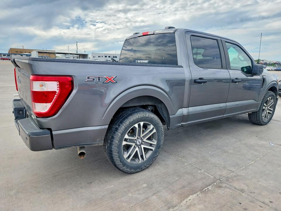 2022 Ford F-150 VIN 1FTEW1CP5NKD20963 COPART salvage auction — FRONT END, Tx - Certificate Of Title, sold $10,200 on 2026-07-02 (photo 3)