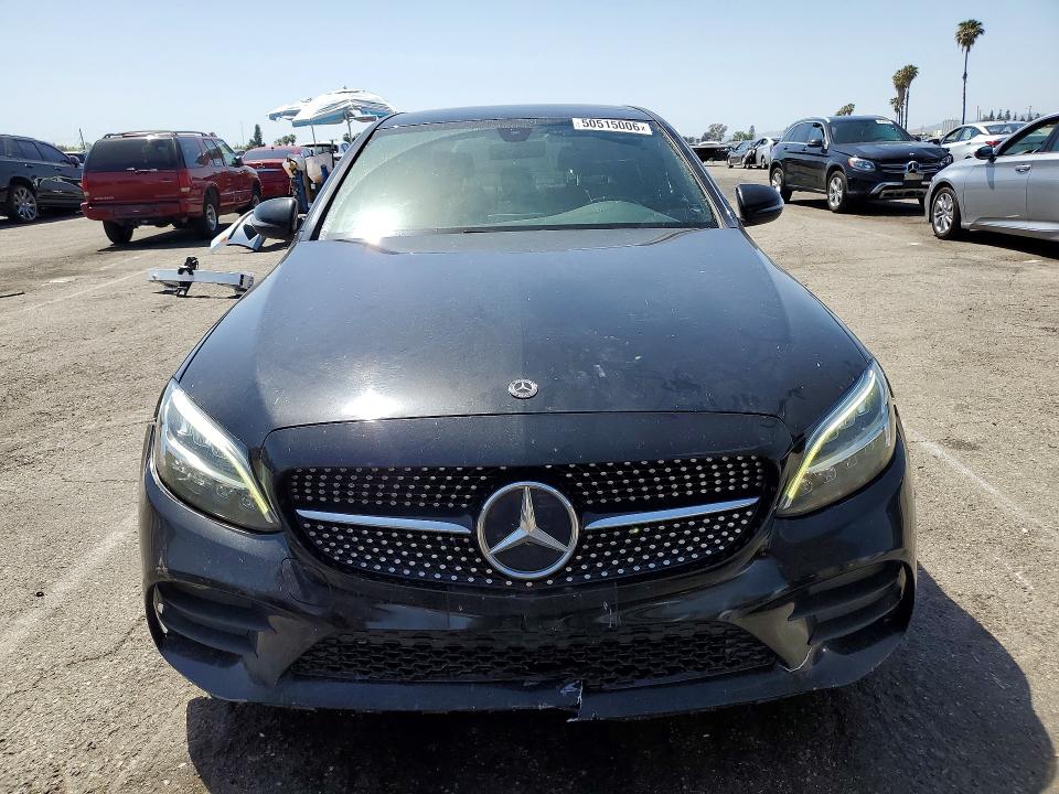 2019 Mercedes-benz C-klasse VIN WDDWF8DB5KR457085 COPART salvage auction — FRONT END, Ca - Salvage Certificate, sold $6,800 on 2026-07-02 (photo 5)