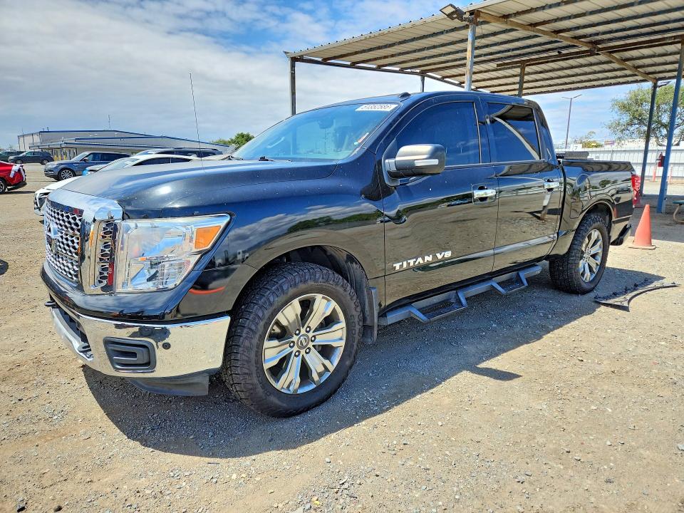 2018 Nissan TITAN VIN 1N6AA1E57JN529684 — COPART salvage auction photo