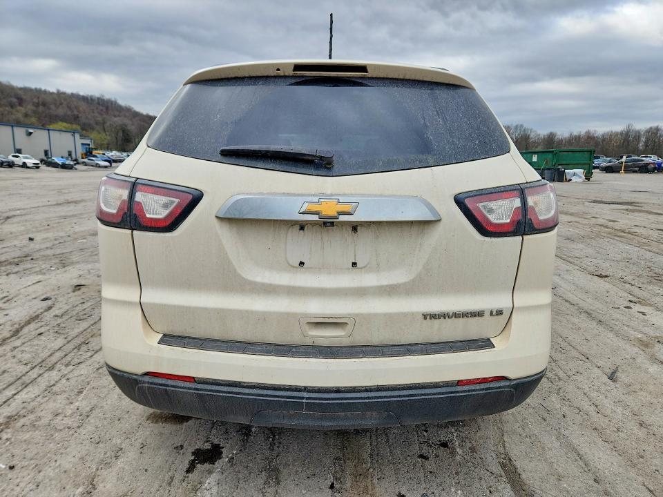 2014 Chevrolet Traverse VIN 1GNKRFED6EJ345846 COPART salvage auction — FRONT END, Oh - Cert Of Title-Salvage, sold $600 on 2026-07-02 (photo 6)