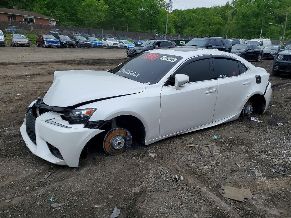 2016 Lexus Is VIN JTHCM1D21G5013886 COPART salvage auction — FRONT END, Md - Cert Of Salvage > 75% Damage, sold $250 on 2026-07-23 (photo 1)