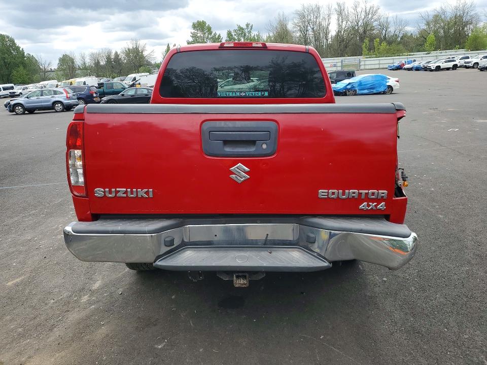 2011 Suzuki Equator VIN 5Z61D0EV9BC419819 COPART salvage auction — REAR END, Or - Salvage Title Certificate, sold $2,050 on 2026-07-11 (photo 6)