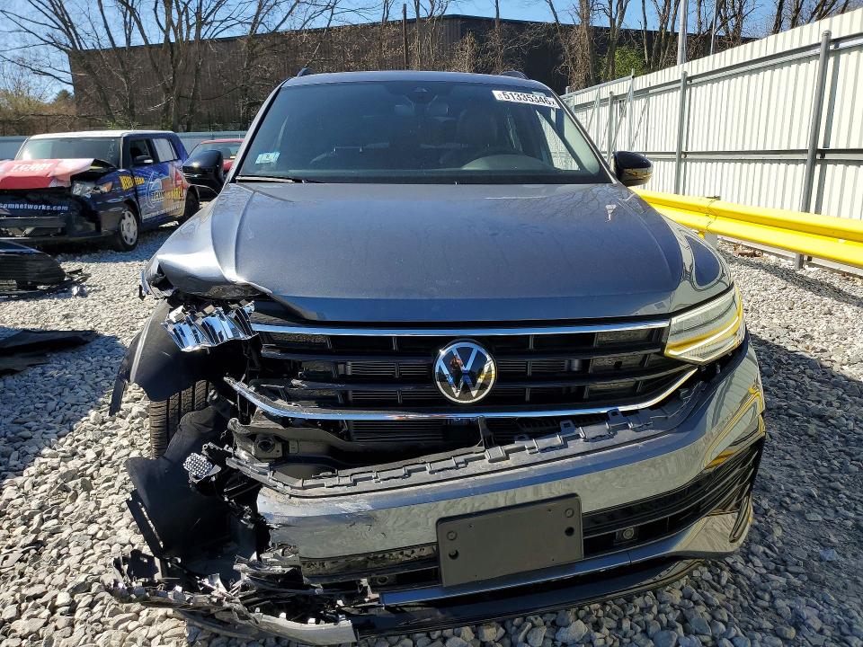 2024 Volkswagen Tiguan VIN 3VV8B7AX0RM153958 COPART salvage auction — FRONT END, Id - Salvage Certificate Of Title, sold $15,600 on 2026-07-02 (photo 5)