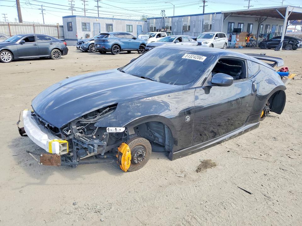 2014 Nissan 370z VIN JN1AZ4EH5EM636383 COPART salvage auction — STRIPPED, Ca - Salvage Certificate, sold $4,150 on 2026-07-09 (photo 1)