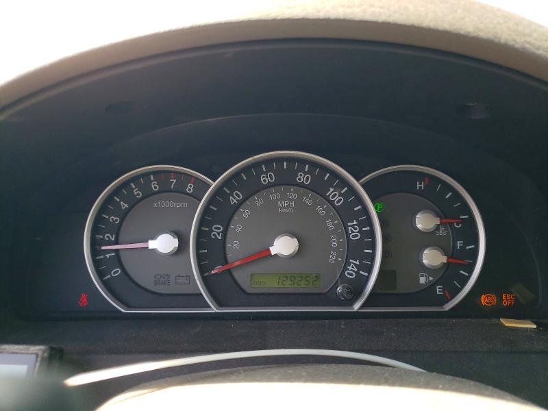 2008 Kia Sorento VIN KNDJD735785811947 COPART salvage auction — FRONT END, Ca - Salvage Certificate, sold $450 on 2026-07-15 (photo 9)
