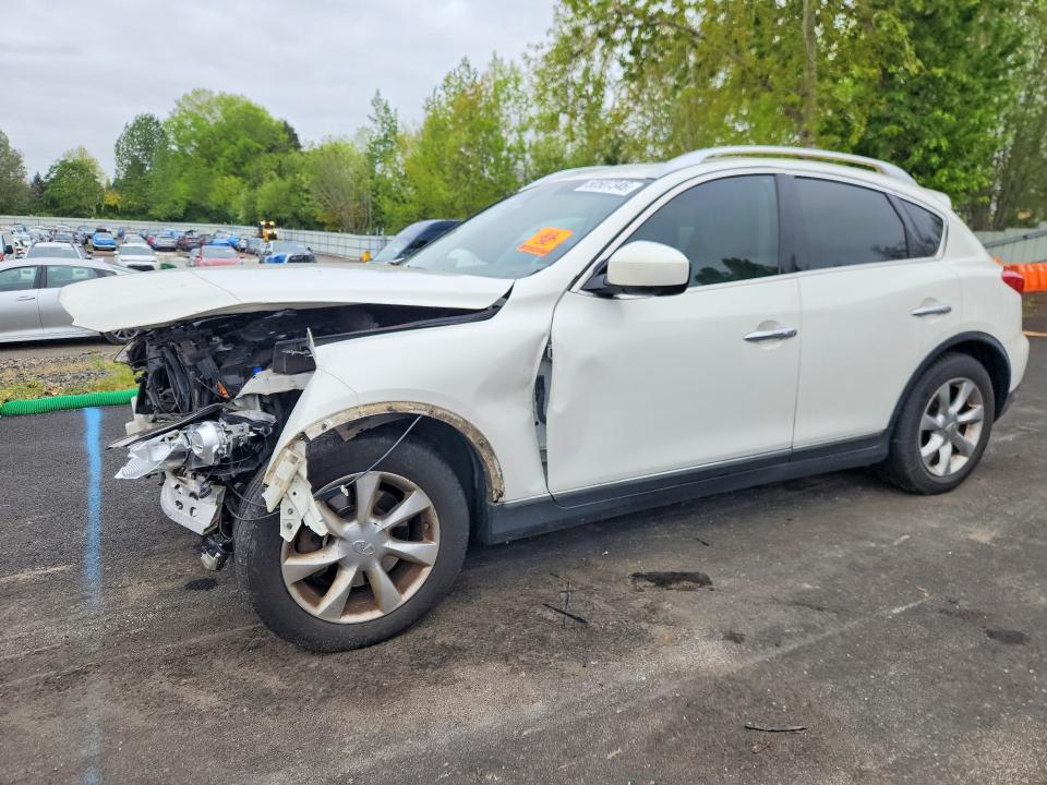 2008 Infiniti Ex VIN JNKAJ09F28M357174 COPART salvage auction — FRONT END, Or - Lien Papers Salvage, sold $100 on 2026-07-06 (photo 1)