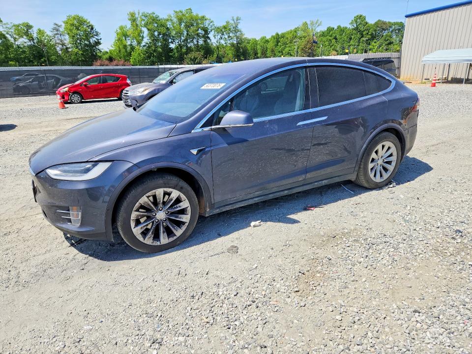 2018 Tesla Model x VIN 5YJXCAE22JF138437 COPART salvage auction — FRONT END, Sc - Cert Of Title-Salvage, sold $11,400 on 2026-07-27 (photo 1)