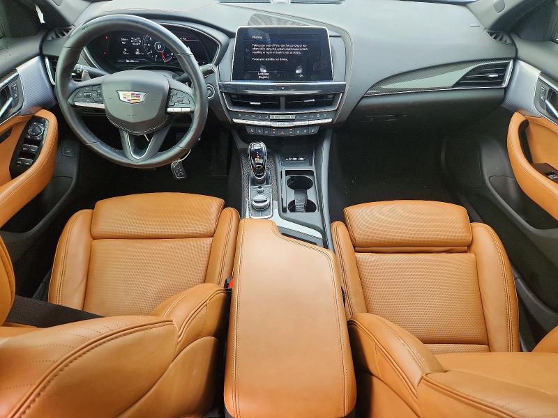 2024 Cadillac Ct5 VIN 1G6DN5RK9R0118679 COPART salvage auction — SIDE, Tx - Salvage Vehicle Title, sold $18,900 on 2026-07-09 (photo 8)