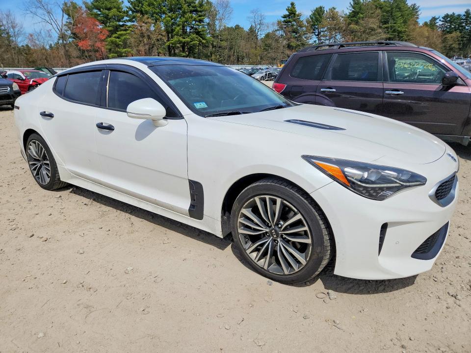 2019 Kia Stinger VIN KNAE25LA9K6042200 COPART salvage auction — SIDE, Ma - Cert Of Title-Salvage, sold $5,600 on 2026-07-02 (photo 4)