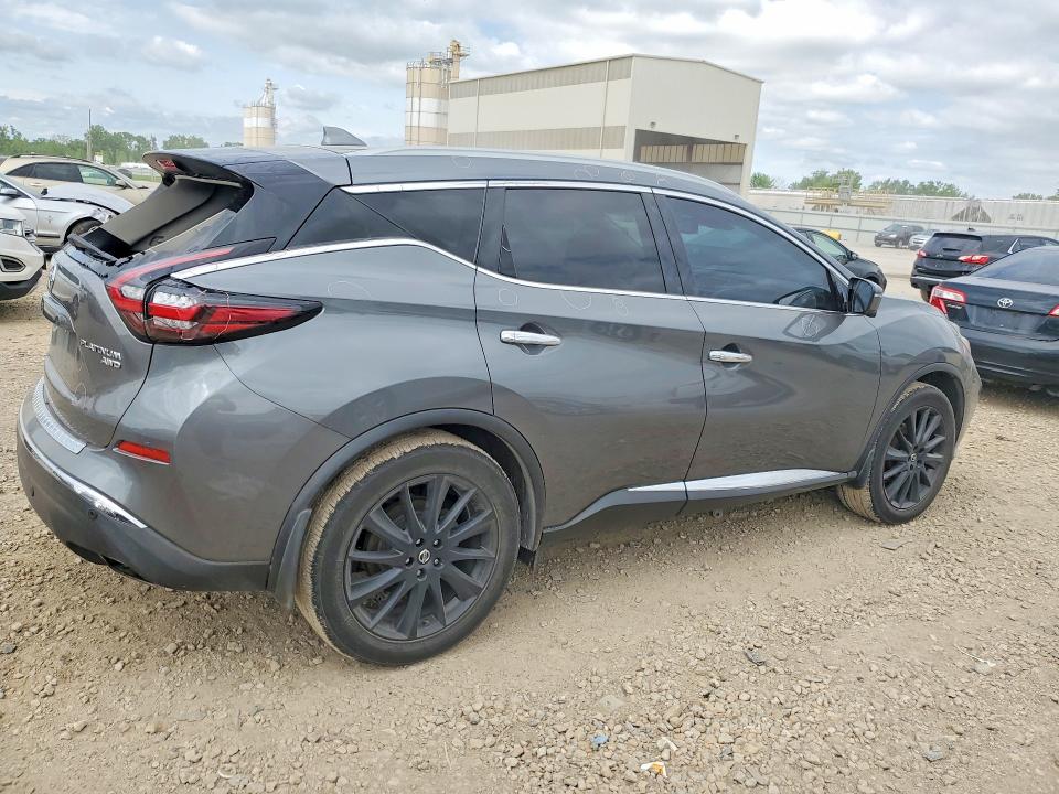 2020 Nissan VIN 5N1AZ2DSXLN144188 COPART salvage auction — HAIL, Ks - Cert Of Title-Salvage, sold $5,600 on 2026-07-02 (photo 3)