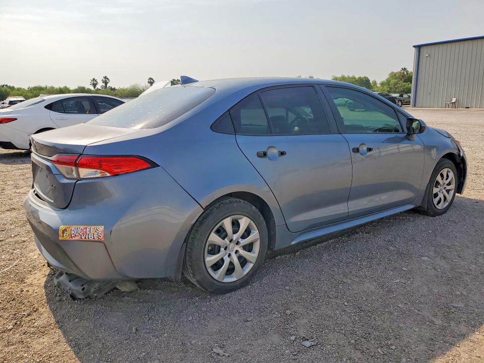 2020 Toyota Corolla VIN 5YFEPRAE3LP102225 COPART salvage auction — ALL OVER, Tx - Salvage Vehicle Title, sold $3,400 on 2026-07-22 (photo 3)