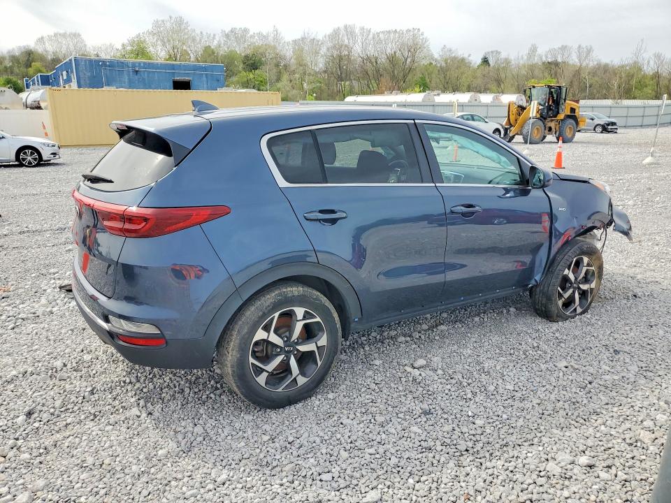 2021 Kia Sportage VIN KNDPMCAC4M7913435 COPART salvage auction — FRONT END, Oh - Dealer Only Clean Title (P), sold $5,300 on 2026-07-22 (photo 3)