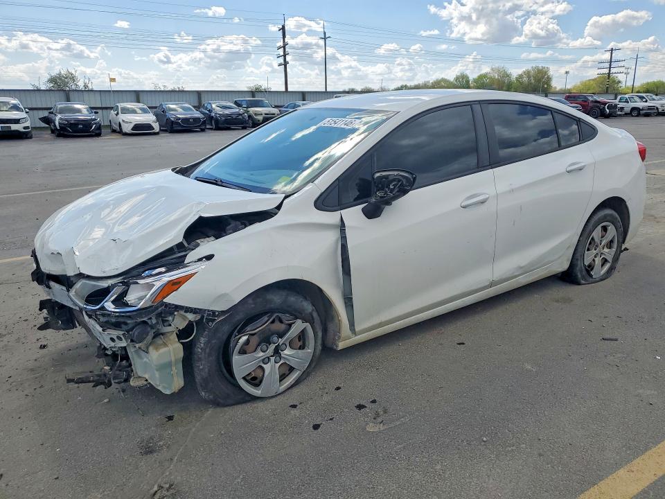 2017 Chevrolet Cruze VIN 1G1BB5SM7H7273786 COPART salvage auction — FRONT END, Id - Salvage Certificate Of Title, sold $90 on 2026-07-09 (photo 1)