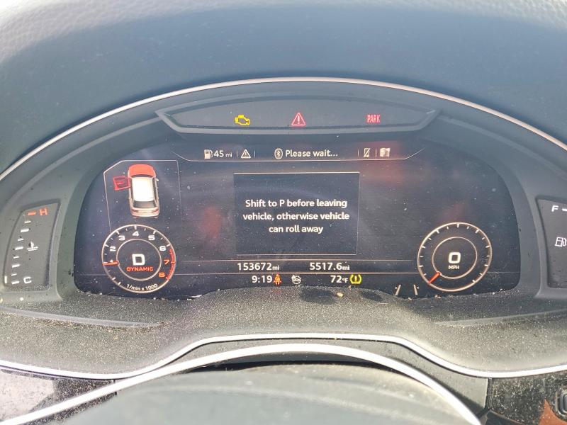 2018 Audi Q7 VIN WA1VAAF74JD006921 COPART salvage auction — NORMAL WEAR, Fl - Certificate Of Title, sold $4,150 on 2026-07-28 (photo 9)