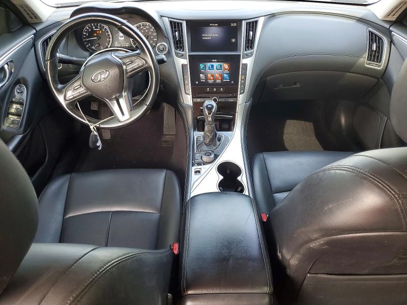 2020 Infiniti Q50 VIN JN1EV7AP5LM207284 COPART salvage auction — FRONT END, Ca - Salvage Certificate, sold $2,500 on 2026-07-02 (photo 8)