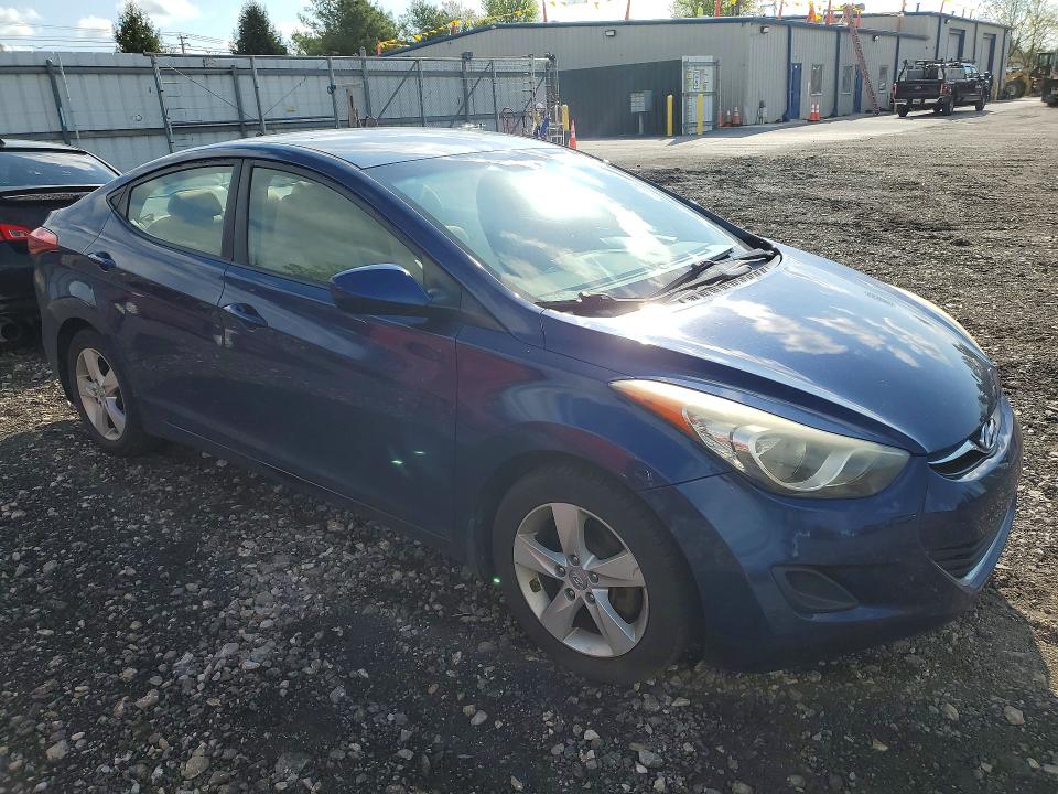 2013 Hyundai Elantra VIN KMHDH4AE8DU821210 COPART salvage auction — REAR END, WA - VEHICLE CERT OF OWNERSHIP-TITL, sold $350 on 2026-07-27 (photo 4)