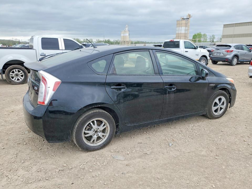 2014 Toyota Prius VIN JTDKN3DU3E0378345 COPART salvage auction — SIDE, Mo - Salvage Certificate Of Title, sold $1,300 on 2026-07-09 (photo 3)