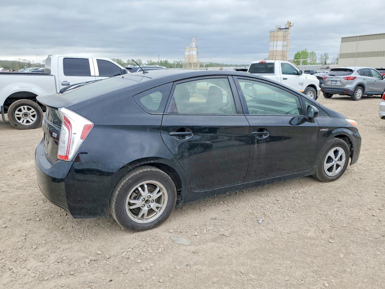 2014 Toyota Prius VIN JTDKN3DU3E0378345 COPART salvage auction — Side, MO - SALVAGE CERTIFICATE OF TITLE, sold $1,300 on 2026-06-30 (photo 3)
