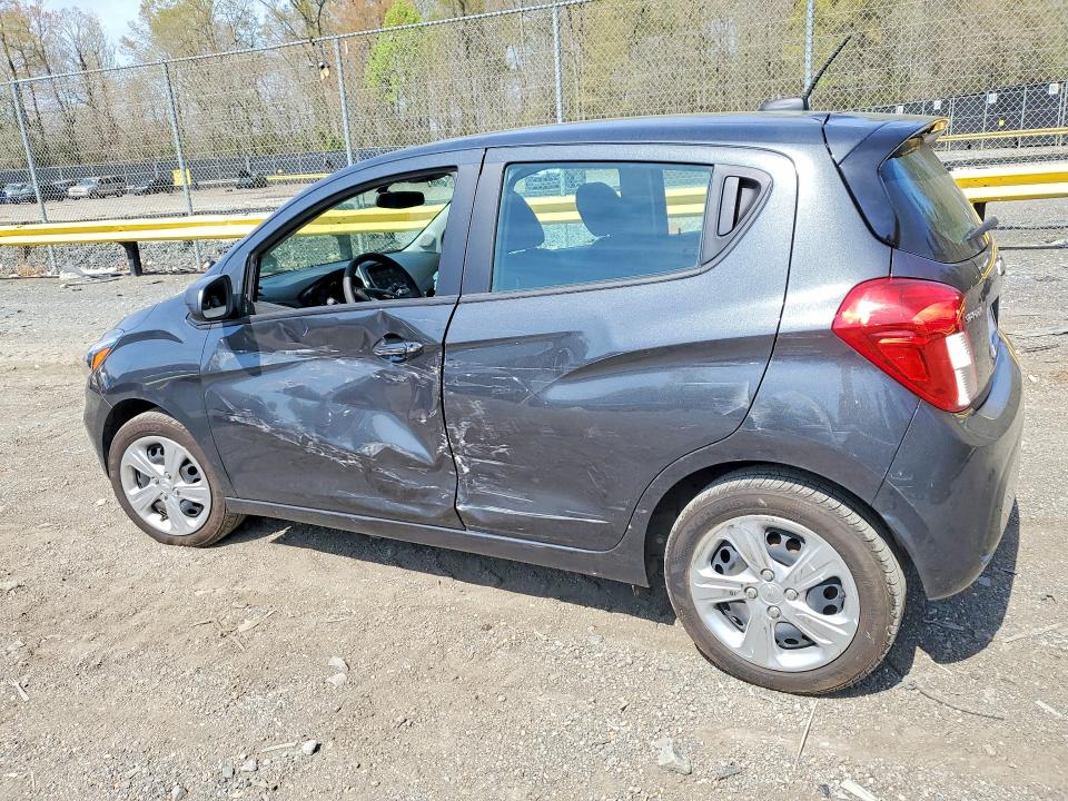 2021 Chevrolet Spark VIN KL8CB6SA6MC715037 COPART salvage auction — SIDE, Md - Cert Of Salvage > 75% Damage, sold $3,000 on 2026-07-17 (photo 2)