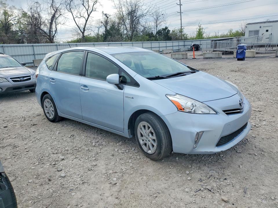 2012 Toyota Prius v VIN JTDZN3EU8C3182121 COPART salvage auction — REAR END, Mo - Salvage Certificate Of Title, sold $3,050 on 2026-07-31 (photo 4)