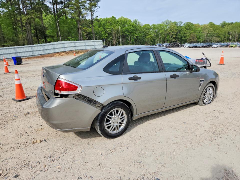 2008 Ford Focus VIN 1FAHP35N28W228021 COPART salvage auction — REAR END, Nc - Salvage Certificate Of Title, sold $425 on 2026-07-03 (photo 3)