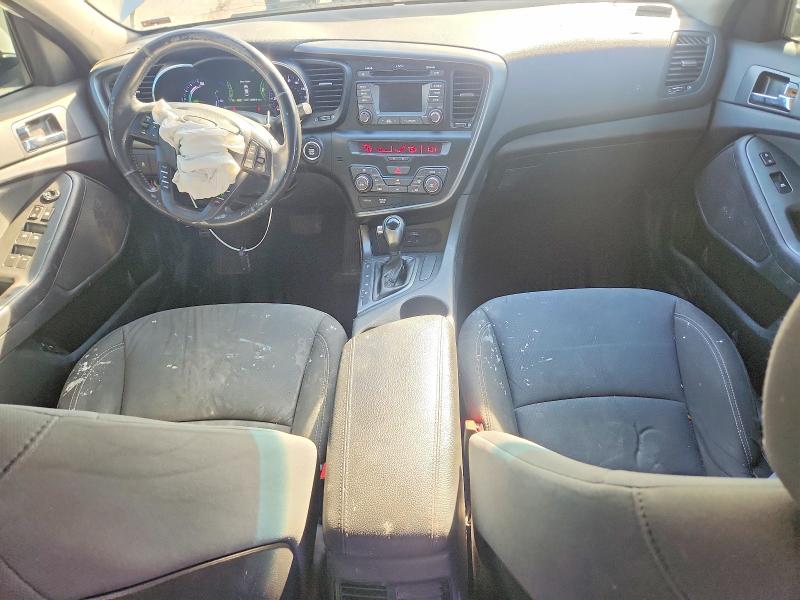 2013 Kia Optima VIN KNAGM4AD2D5050206 COPART salvage auction — FRONT END, Mo - Salvage Certificate Of Title, sold $300 on 2026-07-13 (photo 8)