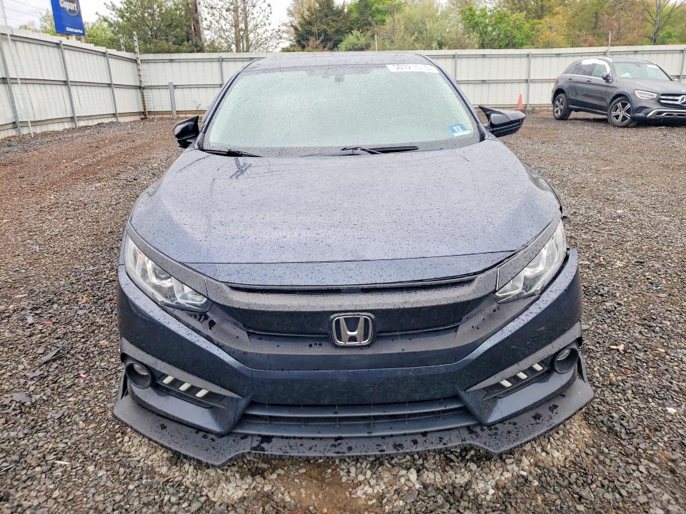2018 Honda Civic VIN JHMFC1F36JX034685 COPART salvage auction — REAR END, Nj - Cert Of Title-Salvage, sold $375 on 2026-07-21 (photo 5)