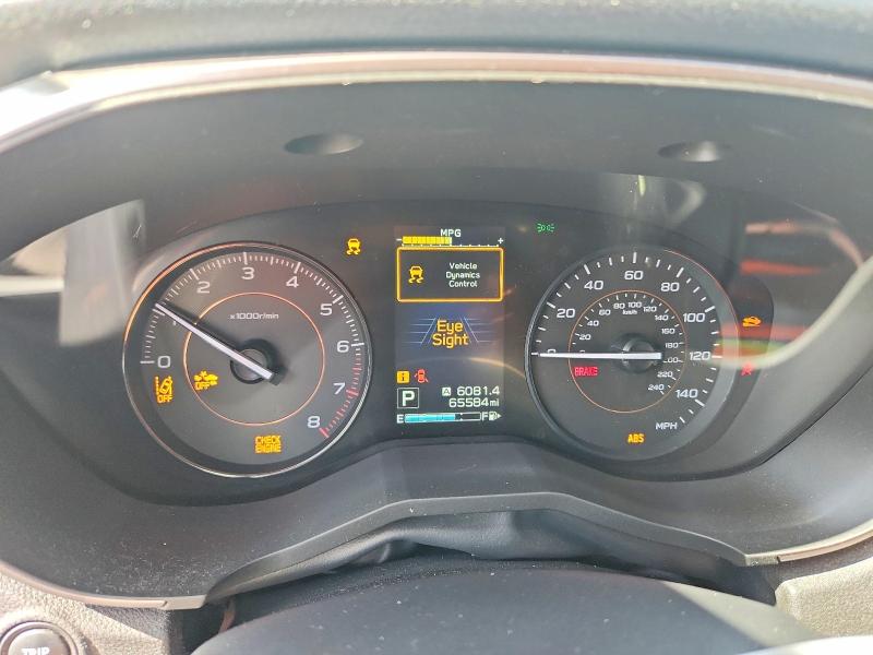 2019 Subaru Xv VIN JF2GTAEC1K8298806 COPART salvage auction — FRONT END, FL - CERT OF TITLE SLVG REBUILDABLE, sold $400 on 2026-07-22 (photo 9)