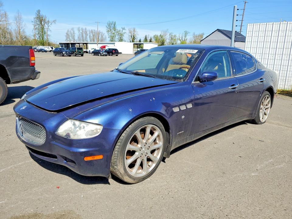 2007 Maserati Quattroporte VIN ZAMFE39A570029704 COPART salvage auction — MINOR DENT/SCRATCHES, Mt - Certificate Of Title, sold $3,200 on 2026-07-15 (photo 1)