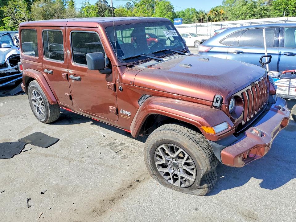 2019 Jeep Wrangler / VIN 1C4HJXDG7KW528215 COPART salvage auction — NORMAL WEAR, Nj - Certificate Of Title, sold $13,100 on 2026-08-03 (photo 4)