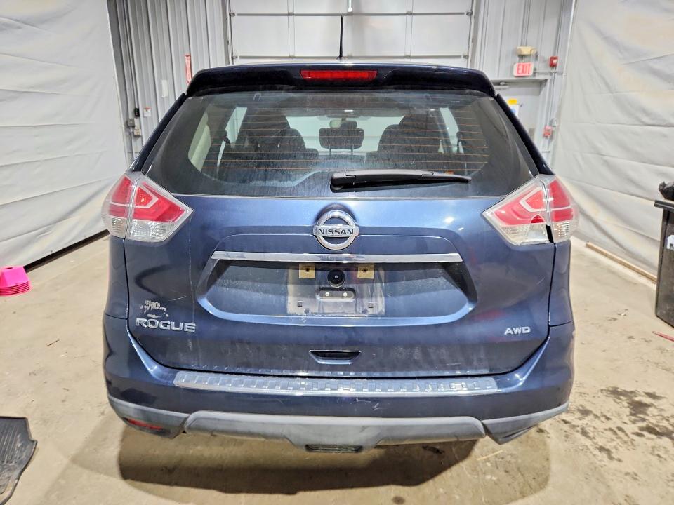 2015 Nissan Rogue VIN KNMAT2MV4FP517136 COPART salvage auction — FRONT END, NH - CERT OF TITLE-SALVAGE, sold $1,150 on 2026-07-02 (photo 6)