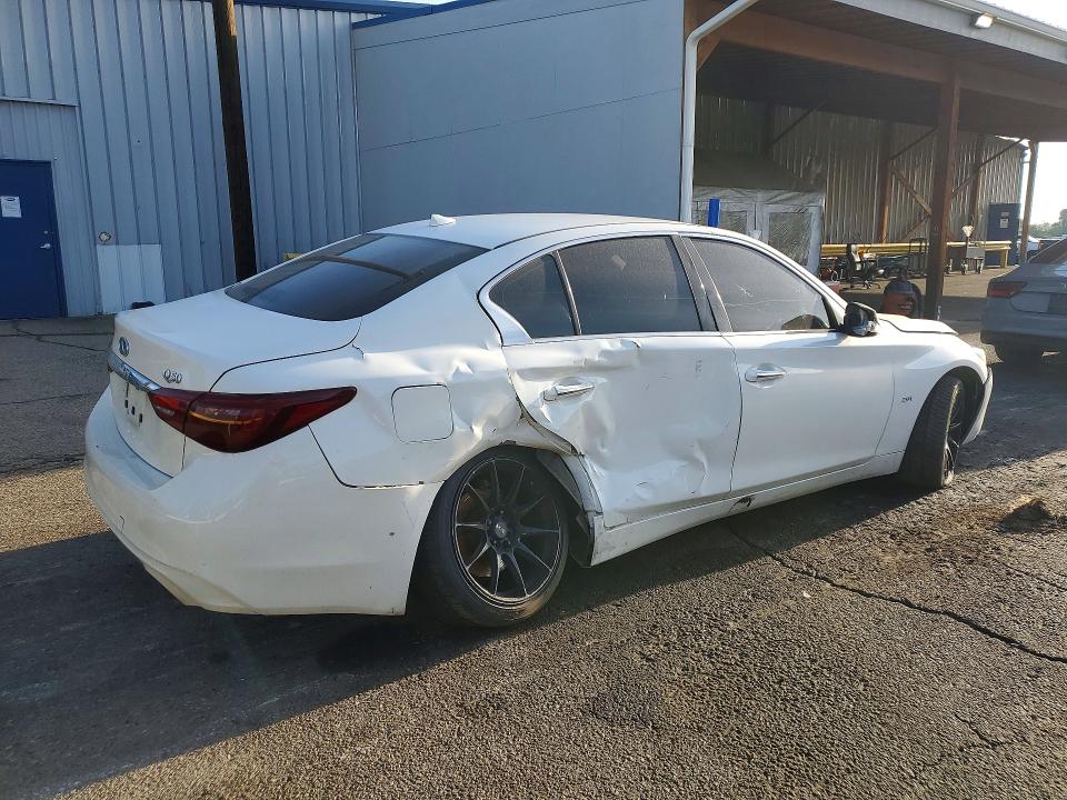 2019 Infiniti Q50 VIN JN1CV7AP1KM110184 COPART salvage auction — SIDE, Ca - Dis/Dlr/Exp Only Clean Title, sold $3,450 on 2026-07-09 (photo 3)