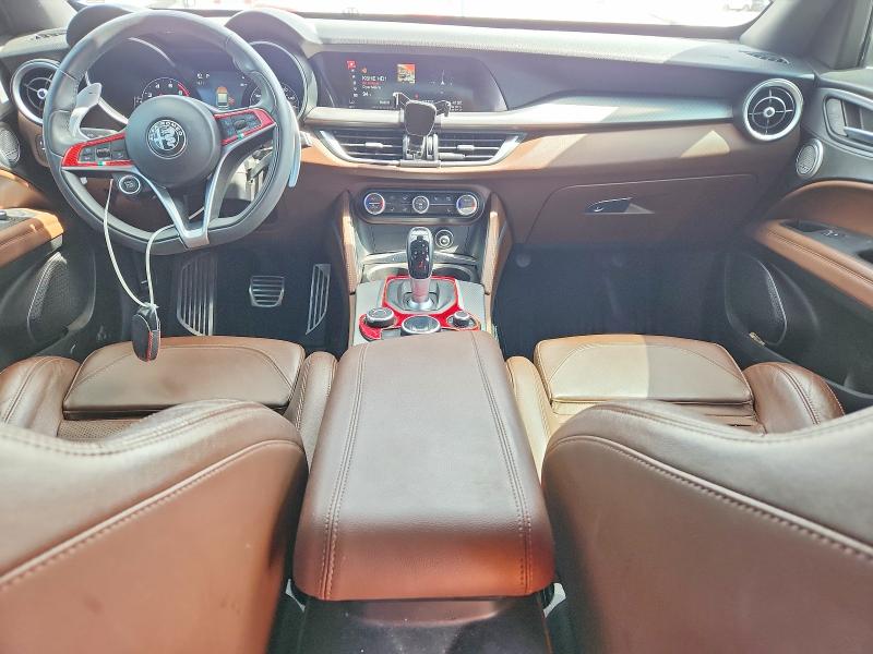 2018 Alfa romeo Stelvio VIN ZASFAKNN7J7B83131 COPART salvage auction — FRONT END, IL - SALVAGE CERTIFICATE, sold $2,000 on 2026-07-06 (photo 8)