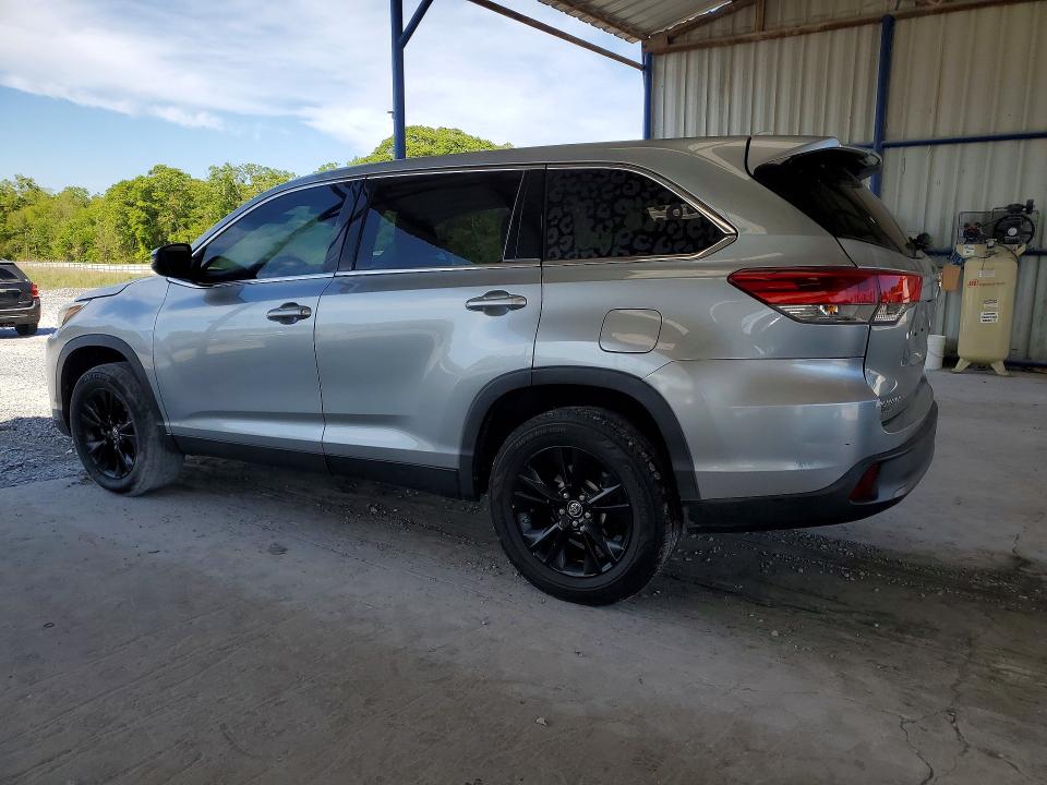 2019 Toyota Highlander VIN 5TDZZRFH1KS347643 COPART salvage auction — MINOR DENT/SCRATCHES, Al - Certificate Of Title, sold $12,800 on 2026-07-30 (photo 2)