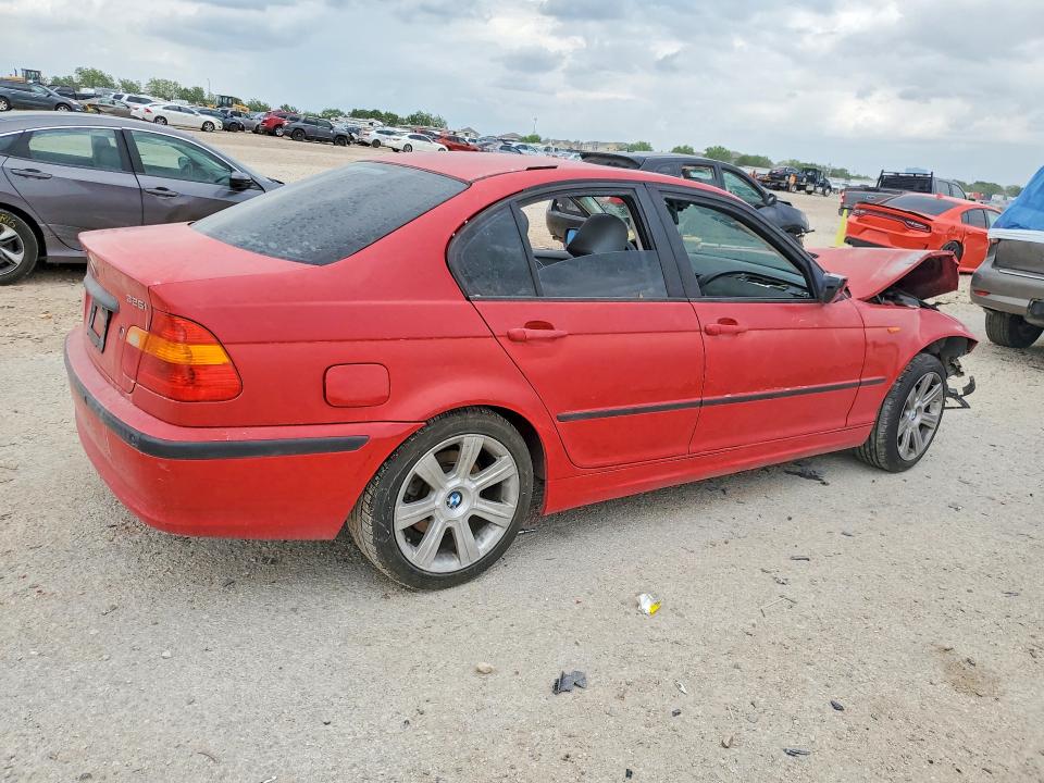2003 BMW 3 series VIN WBAET374X3NJ40388 COPART salvage auction — FRONT END, TX - SALVAGE VEHICLE TITLE (P), sold $300 on 2026-07-09 (photo 3)