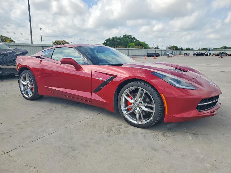 2015 Chevrolet Corvette VIN 1G1YF2D7XF5117870 COPART salvage auction — REAR END, Tx - Salvage Vehicle Title, sold $16,000 on 2026-07-02 (photo 4)