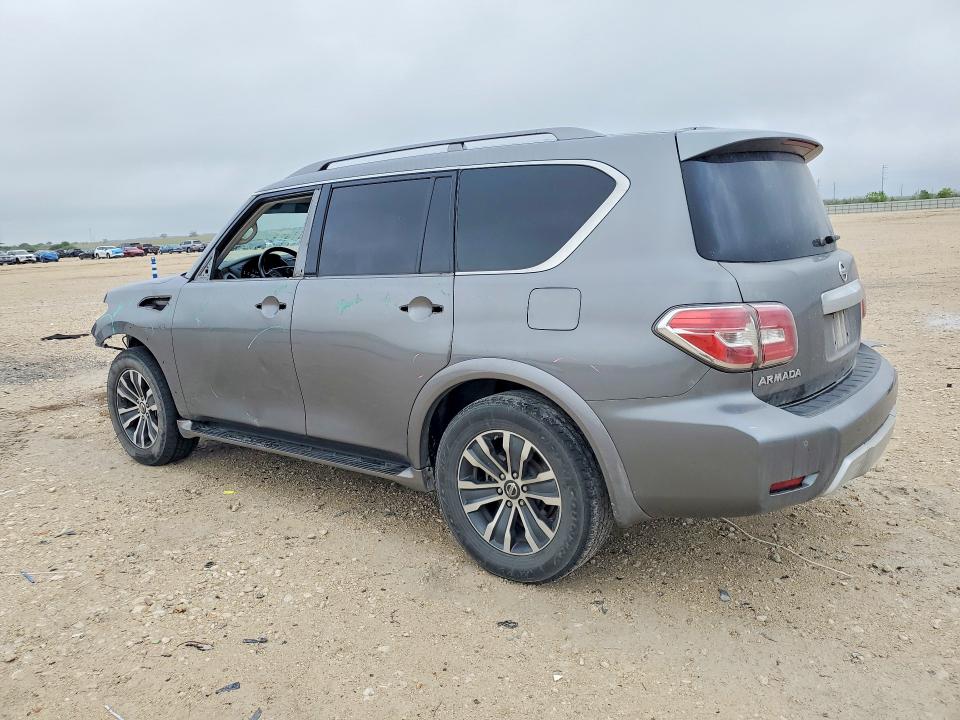 2017 Nissan Armada VIN JN8AY2NC6H9502700 COPART salvage auction — FRONT END, Tx - Salvage Vehicle Title, sold $1,050 on 2026-07-23 (photo 2)