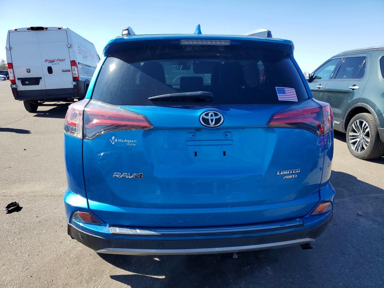 2017 Toyota RAV4 VIN 2T3DFREV9HW652132 COPART salvage auction — Front End, MN - CERT OF TITLE-SALVAGE, sold $7,600 on 2026-07-09 (photo 6)