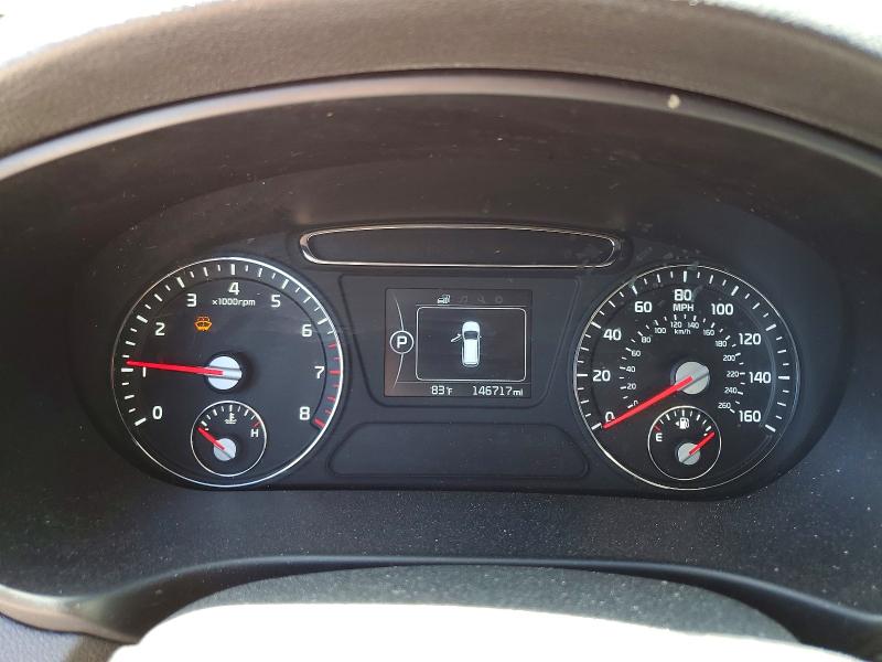 2016 Kia Sorento VIN 5XYPGDA35GG169235 COPART salvage auction — FRONT END, Tx - Salvage Vehicle Title, sold $1,050 on 2026-07-17 (photo 9)