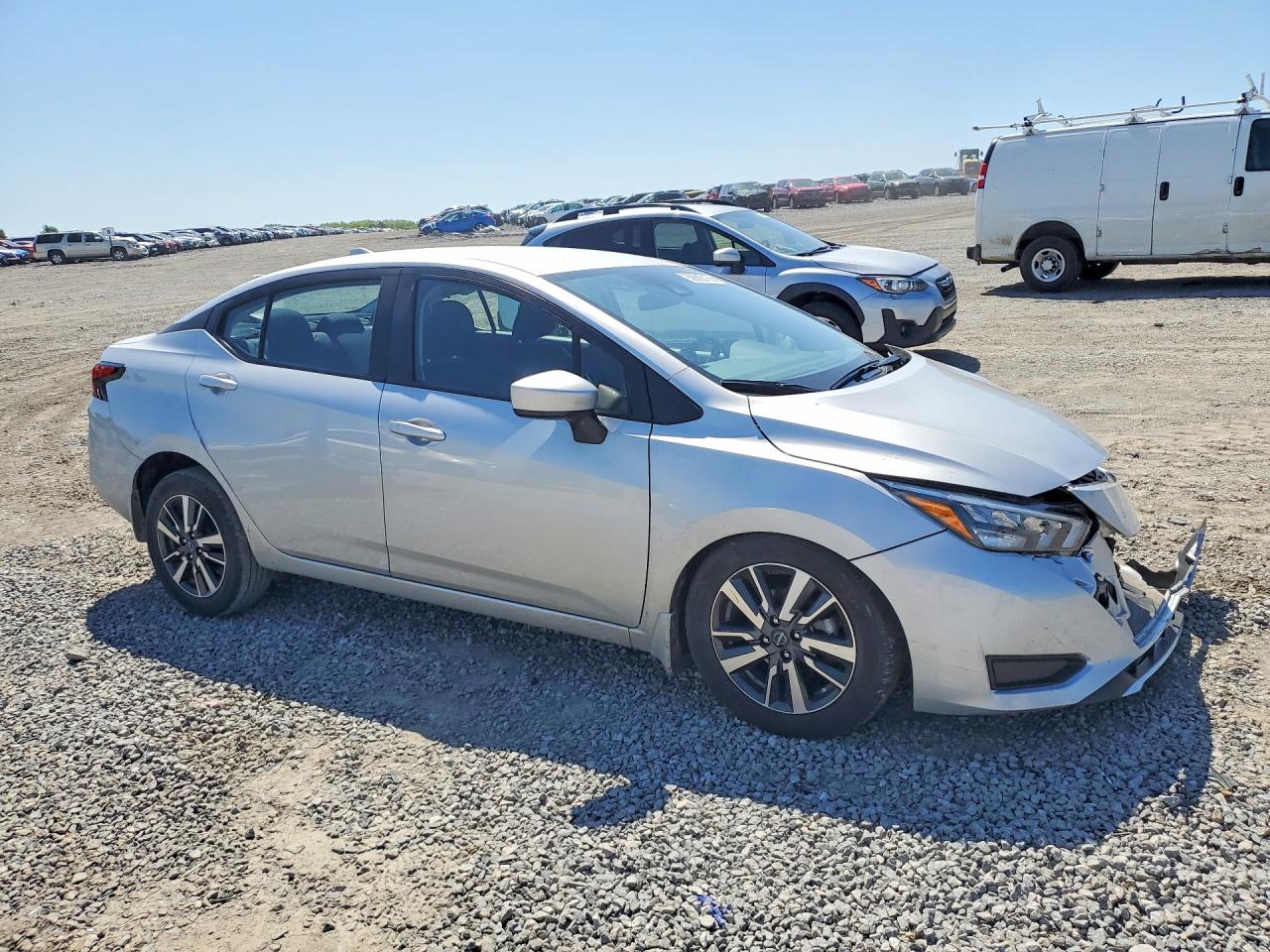 2025 Nissan Versa VIN 3N1CN8EV9SL870260 COPART salvage auction — Front End, KY - CERT OF TITLE-SALVAGE, sold $950 on 2026-07-09 (photo 4)