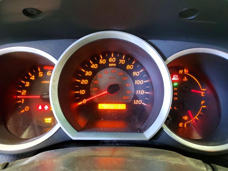 2007 Toyota Tacoma VIN 5TEUU42N17Z390283 COPART salvage auction — FRONT END, Vt - Certificate Of Title, sold $5,500 on 2026-07-31 (photo 9)