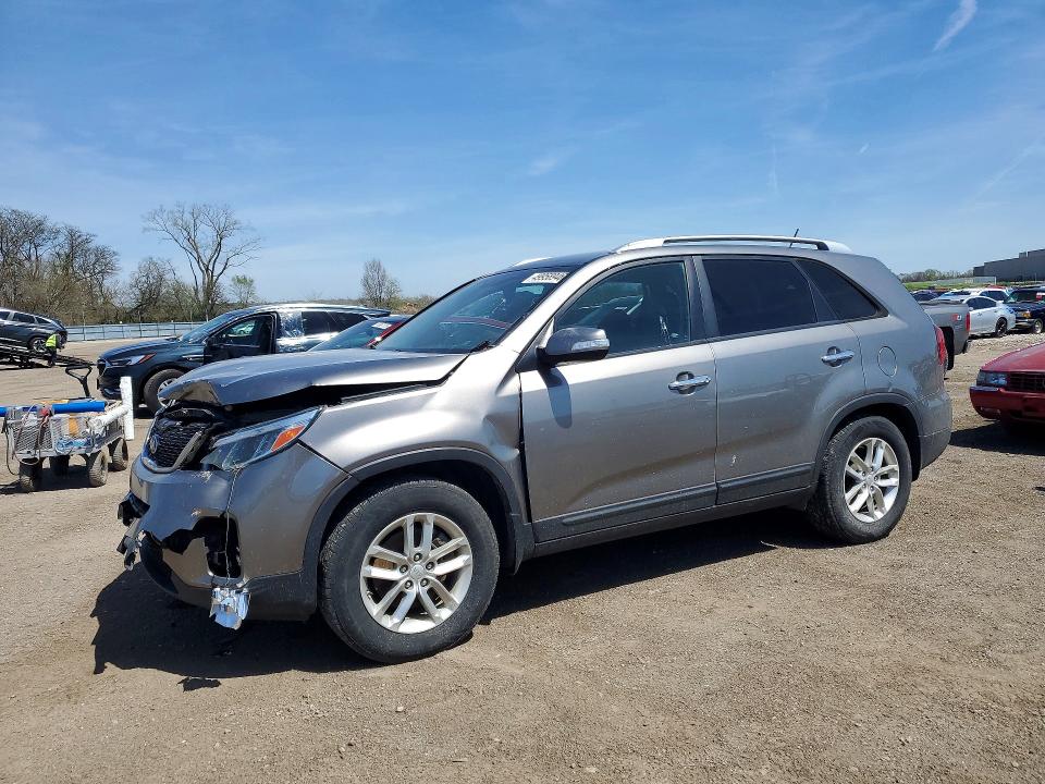2015 Kia Sorento VIN 5XYKT4A62FG655810 COPART salvage auction — FRONT END, Ia - Cert Of Title-Salvage Title, sold $925 on 2026-07-17 (photo 1)