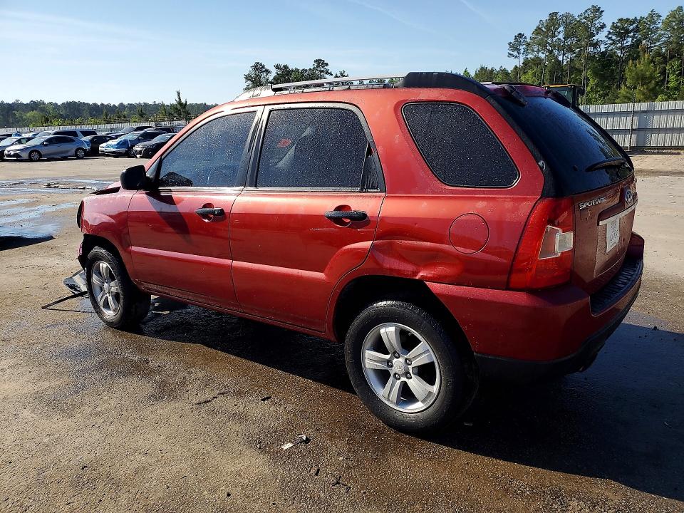 2009 Kia Sportage VIN KNDJF724597558233 COPART salvage auction — FRONT END, Sc - Certificate Of Title, sold $550 on 2026-07-06 (photo 2)