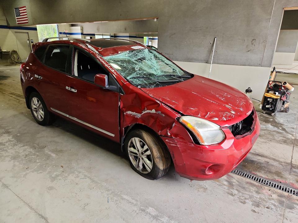2012 Nissan Rogue VIN JN8AS5MV7CW361569 COPART salvage auction — ALL OVER, Va - Cert Of Title - Salvage, sold $350 on 2026-07-31 (photo 4)