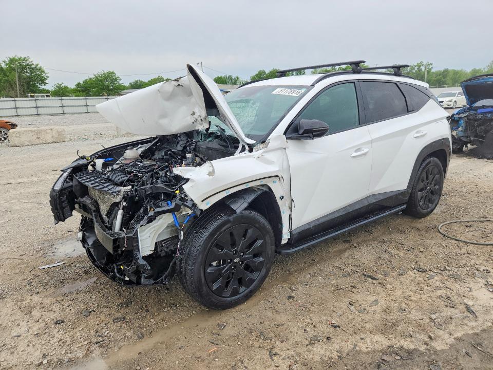 2024 Hyundai Tucson VIN KM8JFCDE2RU298076 COPART salvage auction — FRONT END, Ky - Cert Of Title-Salvage, sold $3,900 on 2026-07-24 (photo 1)