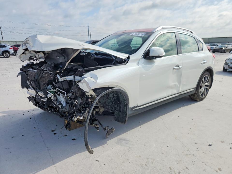 2017 Infiniti Qx50 VIN JN1BJ0RR0HM409839 COPART salvage auction — FRONT END, Tx - Salvage Vehicle Title, sold $700 on 2026-07-17 (photo 1)